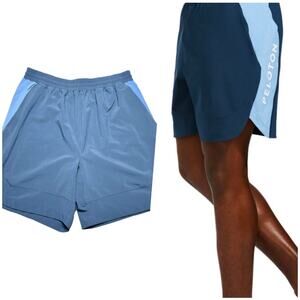 Peloton | Men | Velocity Lined Dolphin Hem 7 Inch Athletic Shorts | Medium